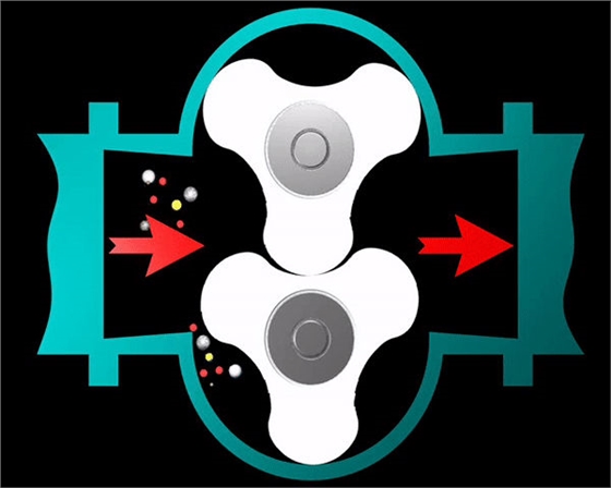 轉(zhuǎn)子泵工作原理動(dòng)圖 轉(zhuǎn)子泵工作原理動(dòng)圖