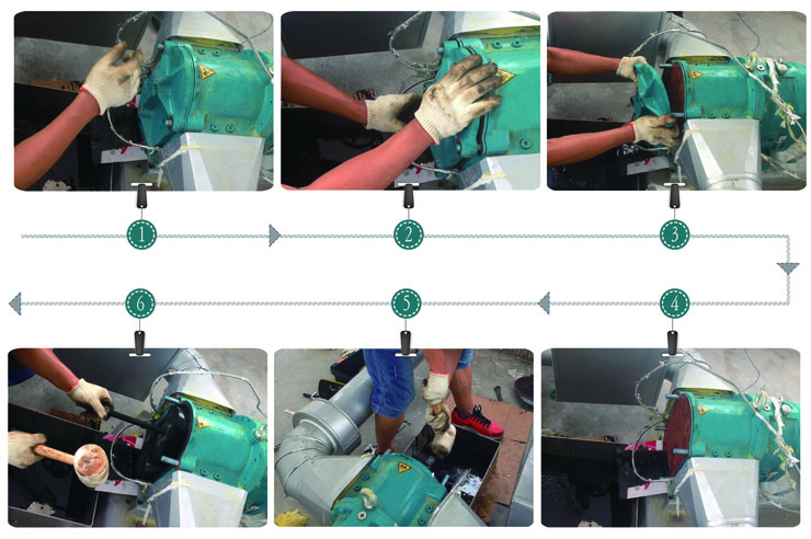 轉(zhuǎn)子泵維護過程圖示2016032106 轉(zhuǎn)子泵維護過程圖示2016032106