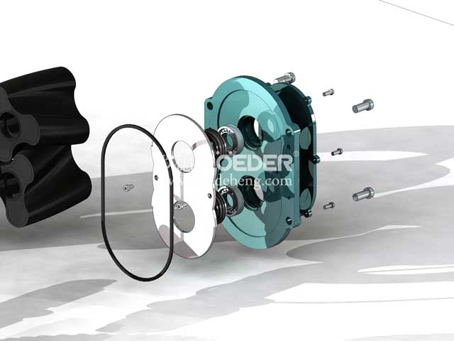 凸輪轉(zhuǎn)子泵拆解圖 凸輪轉(zhuǎn)子泵拆解圖